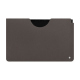 Samsung Galaxy Tab S9+ leather pouch - Castan esparciate ( Pantone #824F2A )