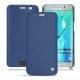Samsung Galaxy S6 Edge Plus leather case - Indigo ( Pantone 303U ) 