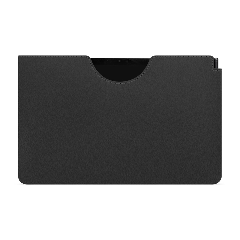 Capa em pele Samsung Galaxy Tab S9+ - Castan esparciate ( Pantone #824F2A )
