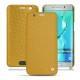 가죽 커버 Samsung Galaxy S6 Edge Plus - Mimosa ( Pantone 141C ) 