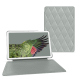 Google Pixel Tablet leather case - Gris - Couture ( Nappa - Pantone #c1c6c8 ) 