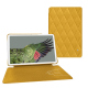 Google Pixel Tablet leather case - Jaune soulèu - Couture ( Pantone #F3B934 )