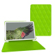 Housse cuir Google Pixel Tablet - Vert fluo - Couture ( Pantone #00ab5f ) 
