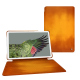 Housse cuir Google Pixel Tablet - Orange Patine