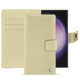 Custodia in pelle Samsung Galaxy S24 Ultra - Beige ( Nappa - Pantone #ceb888 ) 