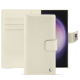 Étui portefeuille cuir Samsung Galaxy S24 Ultra - Blanc ( Nappa / White ) 