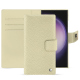 Funda de piel para cartera Samsung Galaxy S24 Ultra - Ivoire ( Pantone #d6d6c6 ) 