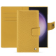 Funda de piel para cartera Samsung Galaxy S24 Ultra - Mimosa ( Pantone #b39437 ) 