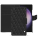 Samsung Galaxy S24 Ultra leather wallet case - Noir - Couture ( Nappa - Black ) 