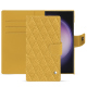 Samsung Galaxy S24 Ultra leather wallet case - Mimosa - Couture ( Pantone #b39437 ) 