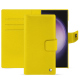 Custodia in pelle Samsung Galaxy S24 Ultra - Jaune fluo ( Pantone #c9ff57 ) 
