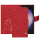 Funda de piel para cartera Samsung Galaxy S24 Ultra - Rouge troupelenc - Couture ( Pantone #AB191A )