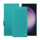 Housse cuir Samsung Galaxy S24 Ultra - Bleu fluo 