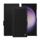 Samsung Galaxy S24 Ultra leather case - Abaca nero ( Noir / Black) 