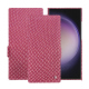 Capa em pele Samsung Galaxy S24 Ultra - Serpent ciclamino ( Pantone #9E4C6E ) 