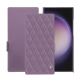 Custodia in pelle Samsung Galaxy S24 Ultra - Lilas - Couture ( Nappa - Pantone #b9a3e3 ) 