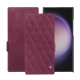 Custodia in pelle Samsung Galaxy S24 Ultra - Prune vintage - Couture ( Pantone #612434 ) 