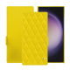 Capa em pele Samsung Galaxy S24 Ultra - Jaune fluo - Couture ( Pantone #c9ff57 ) 