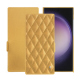 Custodia in pelle Samsung Galaxy S24 Ultra - Or Maïa - Couture ( Pantone 871C ) 