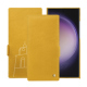 硬质真皮保护套 Samsung Galaxy S24 Ultra - Jaune soulèu ( Pantone #F3B934 )