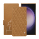 Custodia in pelle Samsung Galaxy S24 Ultra - Castan esparciate - Couture ( Pantone #824F2A )