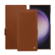 Custodia in pelle Samsung Galaxy S24 Ultra - Marron Veggie ( Pantone #95614d ) 