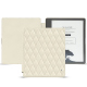 Capa em pele Amazon Kindle Scribe - Blanc - Couture ( Nappa - White ) 