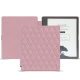 Housse cuir Amazon Kindle Scribe - Rose - Couture ( Nappa - Pantone #efbae1 ) 