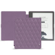 Lederschutzhülle Amazon Kindle Scribe - Lilas - Couture ( Nappa - Pantone #b9a3e3 ) 
