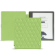 Lederschutzhülle Amazon Kindle Scribe - Vert olive - Couture ( Nappa - Pantone #a7c58e ) 