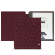 Custodia in pelle Amazon Kindle Scribe - Lie de vin - Couture ( Pantone #412234 ) 