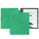 Custodia in pelle Amazon Kindle Scribe - Menthe vintage - Couture ( Pantone #37b375 ) 