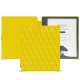 Custodia in pelle Amazon Kindle Scribe - Jaune fluo - Couture ( Pantone #c9ff57 ) 