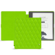 Housse cuir Amazon Kindle Scribe - Vert fluo - Couture ( Pantone #00ab5f ) 