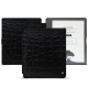 Amazon Kindle Scribe leather case - Crocodile nero ( Noir / Black) 