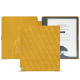 レザーケース Amazon Kindle Scribe - Jaune soulèu - Couture ( Pantone #F3B934 )