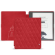 Housse cuir Amazon Kindle Scribe - Rouge troupelenc - Couture ( Pantone #AB191A )