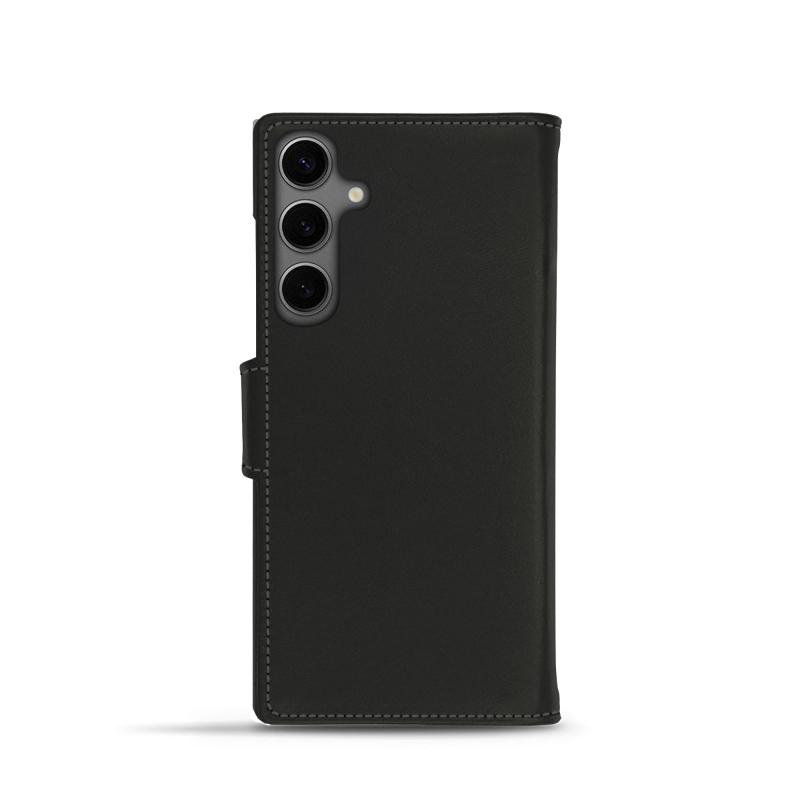 Capa de couro para carteira Samsung Galaxy S24