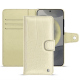 Funda de piel para cartera Samsung Galaxy S24 - Crocodile milk ( Pantone #d6d2c4 ) 
