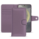 Funda de piel para cartera Samsung Galaxy S24 - Lilas PU ( Pantone #b9a3e3 )