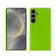 硬质真皮保护套 Samsung Galaxy S24 - Vert fluo ( Pantone #00ab5f ) 