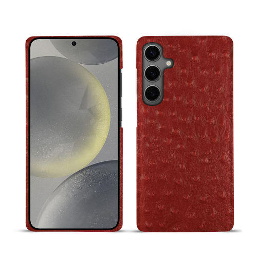 Capa premium para Samsung Galaxy S24 | NoreveAutruche ciliegia ( Pantone #a4343a ) 