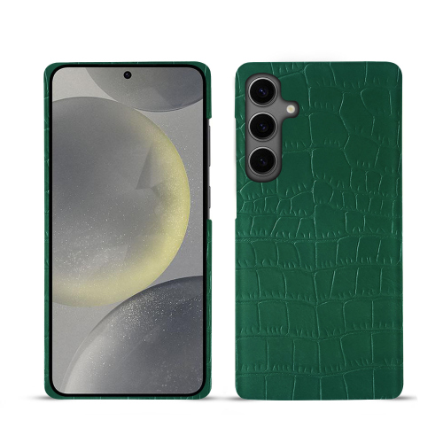 Coque premium Samsung Galaxy S24 | NoreveCrocodile pino ( Pantone #173F35 ) 