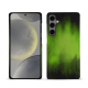 Funda de piel Samsung Galaxy S24 - Vert Patine