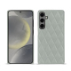 Capa em pele Samsung Galaxy S4 - Gris - Couture ( Nappa - Pantone #c1c6c8 ) 