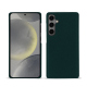 レザーケース Samsung Galaxy S24 - Vert séduisant ( Pantone #1d3c34 ) 