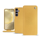 Housse cuir Samsung Galaxy S24+ - Or Maïa ( Pantone 871C ) 