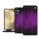 Capa em pele Samsung Galaxy S24+ - Violet Patine