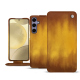 Samsung Galaxy S24+ leather case - Doré Patine