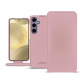 Housse cuir Samsung Galaxy S24+ - Rose PU ( Pantone #efbae1 ) 